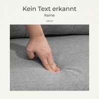 HOMCOM Fotoliu Modern din Material Textil cu Șezut Confortabil și Picioare din Oțel, 76x68x80 cm, Gri(m-6)