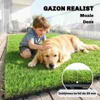 Outsunny gazon sintetic plăci modulare(m-4)