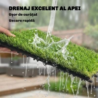 Outsunny gazon sintetic plăci modulare(m-6)