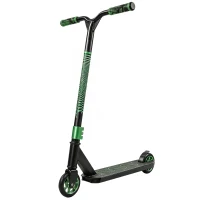 SPORTNOW Trotinetă acrobatică pentru trucuri Trotinetă Freestyle cu Rulmenți ABEC-9 Roți 120 mm Rotație 360° pentru Skatepark Verde(m-1)