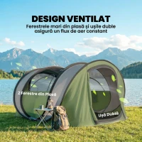 Outsunny cort automontant pop-up instant rapid de instalat(m-7)