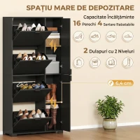HOMCOM dulap pantofi înalt(m-5)