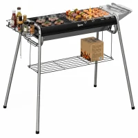 Outsunny Charcoal BBQ Grill - Black(m-10)