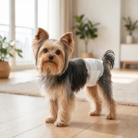 PawHut Dog Diapers Super Absorbent Leak-Proof Dog Nappies for Male Dogs Size S 30-48 cm Waist(m-2)