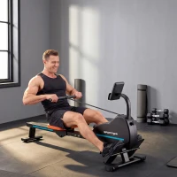 SPORTNOW Heim-Rudergerät: 16 Widerstandslevel, Bluetooth, kompatible App.(m-5)