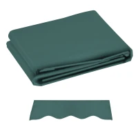 Outsunny Techo de Repuesto para Toldo 282x250 cm con Protección UV 50+ Impermeable para Patio Terraza Jardín Verde(m-1)