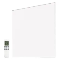 HOMCOM Elektrischer Heizer, Wandmontage, Infrarot-Heizung, energiesparend, Thermostat, Timer, Fernbedienung, Überhitzungsschutz(m-10)