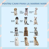 PawHut Cușcă impermeabilă din PP pentru câini cu acoperiș înclinat și ușă de acces, 84,2x98,2x82 cm, gri(m-7)