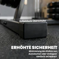 SPORTNOW Hantelscheibenständer mit 5 Stangen, Gewichtsständer mit 25 mm Scheibenaufnahme, bis 200 kg Belastbar, Stahl, Schwarz(m-6)