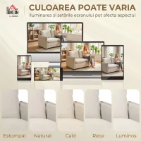 HOMCOM Canapea compactă mică(m-6)