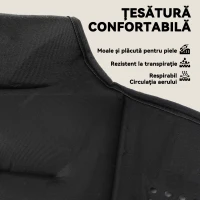 SPORTNOW Vestă cu Greutăți de 8 kg cu Curele Reglabile și Benzi Reflectorizante, din Neopren și Nisip, 43x33 cm, Negru(m-4)