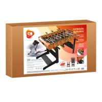 Futbolín Plegable con Patas Extensibles, 101x51x70 Cm, Madera(m-8)