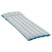 Colchoneta Hinchable Individual INTEX Camping Mats, 67x184x17 Cm, Gris y Azul(m-6)