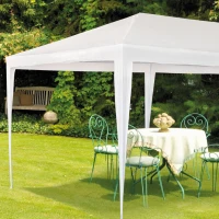 Cenador Desmontable Extragrande, 600x300x255 Cm, Blanco(m-7)