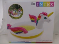 Piscina Hinchable Infantil Unicornio con Pulverizador y Tapón, 193x272x104 Cm, Multicolor(m-8)
