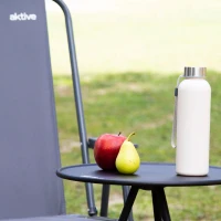 Mesa Plegable de Camping en Aluminio Antideslizante, 37x37x55 Cm, Negra(m-7)