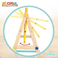 Pizarra Infantil Disney 2 en 1 de Madera, 37,5x65x5 Cm, Multicolor(m-3)