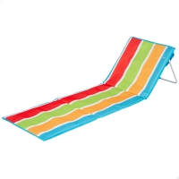 Esterilla de Playa Aktive Acolchada Reclinable, 52x5x52 Cm, Multicolor