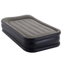 Colchón Hinchable Individual INTEX Fiber-Tech Dura-Beam Plus, 99x191x42 Cm, Azul Marino(m-1)
