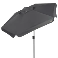 Sombrilla de Jardín Hexagonal Inclinable con Protección UV50, 230 Cm, Antracita(m-1)