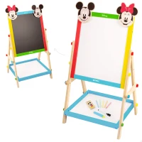 Pizarra Infantil Disney 2 en 1 de Madera, 37,5x65x5 Cm, Multicolor(m-1)