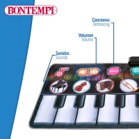 Alfombra Piano Musical Interactiva 10 Teclas y Grabación, 148x67,5x0,5 Cm, Multicolor(m-3)