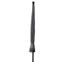 Sombrilla de Jardín Aktive Garden Protección UV30, 240x240x230 Cm, Gris(m-5)