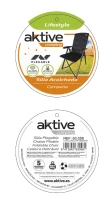 Silla Plegable Camping Acolchada Reclinable, 28,5x18x93 Cm, Negro(m-9)