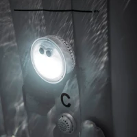 Lámpara LED 5 Colores para Spa INTEX, 12x12x12 Cm, Multicolor(m-2)