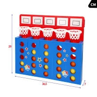 Juego 4 en Línea de Canastas CB Games, 27 Piezas, 36,5x7x24 Cm, Multicolor(m-4)