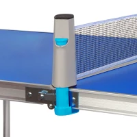 Mesa Ping Pong Plegable de Camping, Aluminio 25 Mm y Tablero MDF Antideslizante, 160x80x70 Cm, Azul(m-2)