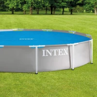Cobertor Solar INTEX para Piscinas Ø366 Cm (Cobertor Ø348 Cm), Azul(m-6)