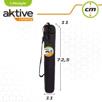 Mesa Plegable Textil para Camping Aktive, 61x50x51 Cm, Negro(m-7)