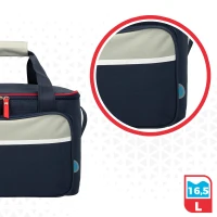 Nevera Portátil Blanda Aktive 16,5 L, 36x21x22 Cm, Azul Marino(m-4)