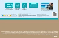 Cobertor Solar Intex para Piscinas Rectangulares, 476x234 Cm, Azul(m-8)