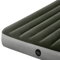 Colchón Hinchable Doble Prestige Downy con Hinchador Eléctrico 25W, 137x191x25 Cm, Gris(m-6)