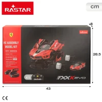 Coche Radiocontrol Licencia Ferrari FXX K Evo Escala 1:18, 27x11x7 Cm, Rojo(m-7)