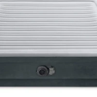 Cama Hinchable Doble Fiber-Tech con Bomba Integrada, 152x203x33 Cm, Gris(m-3)