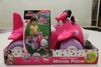 Correpasillos Avión Minnie Interactivo Batería 6V, 69x44,5x41,5 Cm, Rosa(m-11)