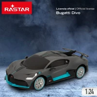 Coche Radiocontrol Bugatti Divo Escala 1:24, 19x9x5,5 Cm, Gris(m-2)