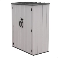 Armario Exterior Vertical Rough Cut™ de 1445 Litros, 143x74x174 Cm, Marrón(m-1)