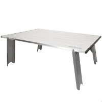 Mesa Plegable Ultraligera Aktive, 55x41x20 Cm, Plateado(m-1)