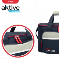 Nevera Portátil Blanda Aktive 16,5 L, 36x21x22 Cm, Azul Marino(m-3)