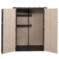 Armario Exterior Vertical 1.500 L Rough Cut™ 143x74x174 Cm, Marrón(m-2)