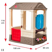 Casita de Juguete Step2 con Timbre Eléctrico, 118x100x83 Cm, Multicolor(m-6)