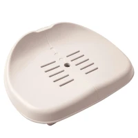 Asiento Spa Regulable en 2 Alturas y Antideslizante, 47x36x22 Cm, Crema(m-5)