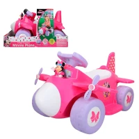 Correpasillos Avión Minnie Interactivo Batería 6V, 69x44,5x41,5 Cm, Rosa(m-1)