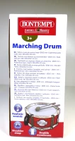 Tambor de Marcha Bontempi Doble Membrana con Baquetas y Correa, 30,5x13,5 Cm, Rojo(m-11)