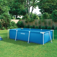 Piscina Desmontable Estructura Metálica Small Frame, 300x200x75 Cm, Azul(m-2)
