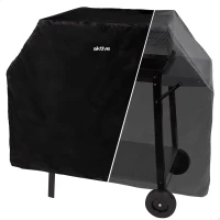 Funda para Barbacoa Impermeable, 142x60x120 Cm, Negro(m-1)